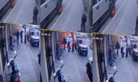 Momento en que criminal le disparó en la cabeza a un hombre en la zona 6 (Video)