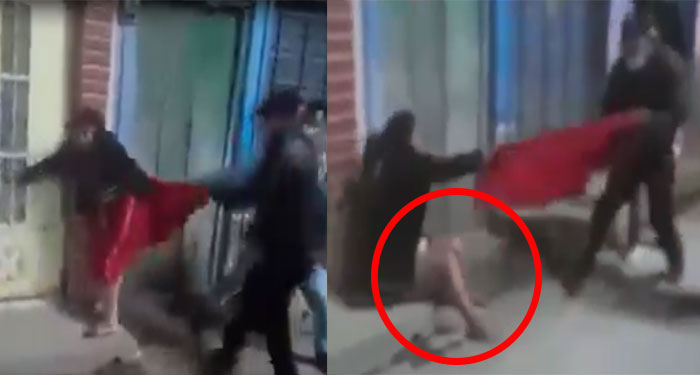 Varios hombres humillan a una mujer en Quiché y le quitan el corte (Video)