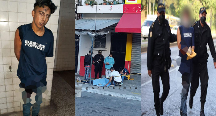 Pandillero del Barrio 18 es capturado cuando huía de asesinar a un comerciante