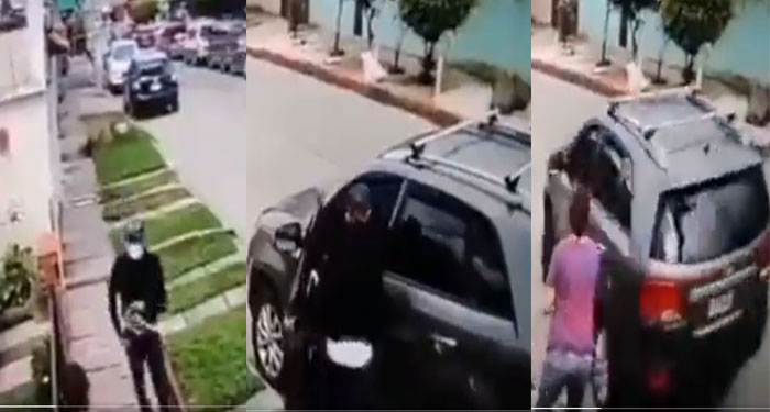Ladrón le arrebata las llaves a una mujer y se roba el vehículo en Mixco (Video)