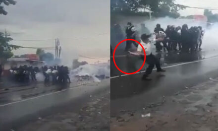 Manifestación de Militares se sale de control y se enfrentan a la PNC (Video)