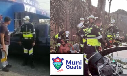 “Agente de tránsito es agredido” Municipalidad de Guatemala se pronuncia con fuertes declaraciones