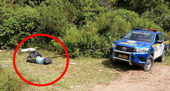“Amatitlán sin extorsión” Localizan el cuerpo de un extorsionista en una bolsa plástica