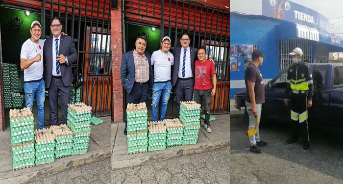Víctor Salas “El vendedor de Huevos” quién le pegó a PMT recibe ayuda de parte de abogado