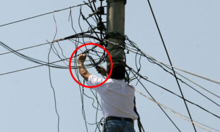 Hombre intentó robar energía eléctrica y terminó electrocutado