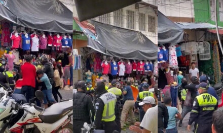 Agentes de tránsito le quitan la venta de limones a dos niños que vendía en la calle (Video)