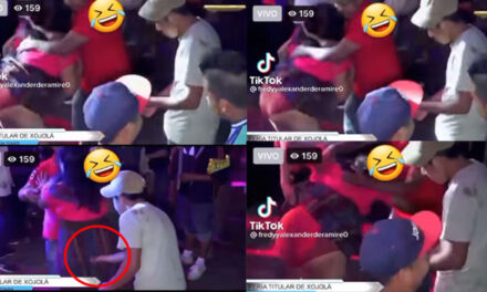 Mujer enseña de más en una fiesta y el video se vuelve viral (Video)