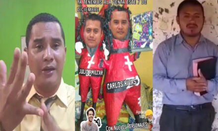 Hacen piñatas para la quema del diablo del Pastor Azotado y de Carlos Rivas (Video)
