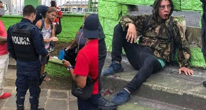 Marero intentó asaltar a un Policía alemán y resultó vapuleado