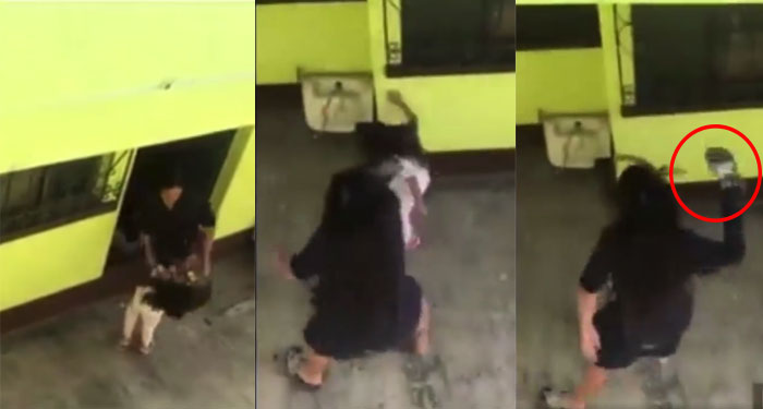 Madre agrede brutalmente a su hija de 4 años (Video)