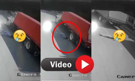 Cámaras de seguridad captaron el momento en que fue atropellado un hombre (Video)