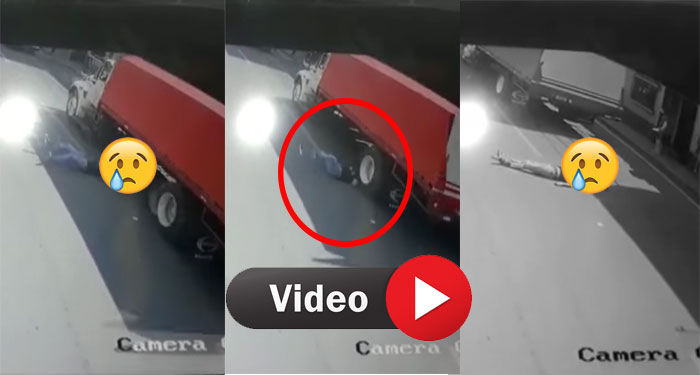 Cámaras de seguridad captaron el momento en que fue atropellado un hombre (Video)