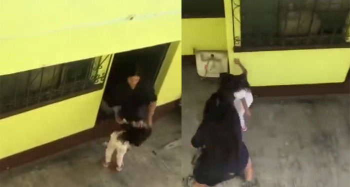 Rescatan a niña que fue golpeada por su madre en Mixco (Video)