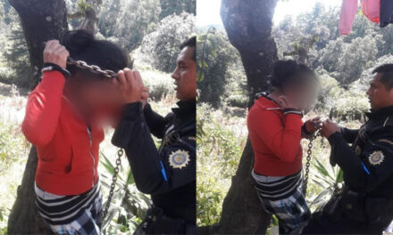Mujer era encadenada por su pareja para ser asesinada