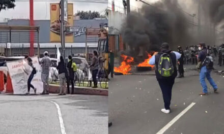 Por segundo día consecutivo Codeca bloquea avenida Petapa (Video)