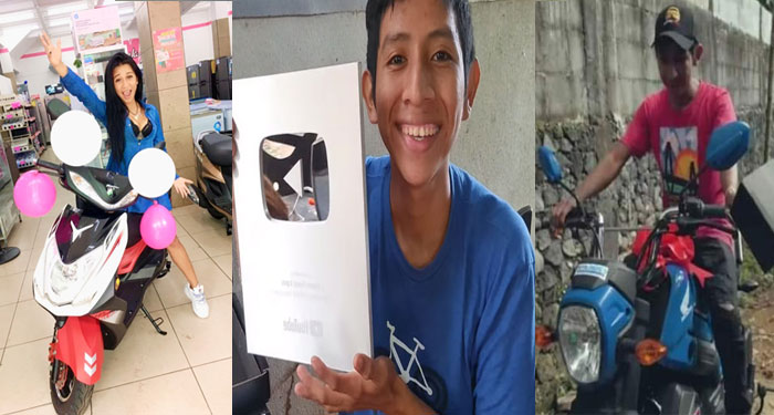 “Me la regaló mi Sugar Daddy” Esme La Chapina le presume su moto a Isaac Pérez (Video)