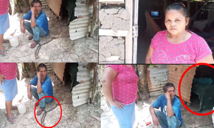 Hombre poseído asesinó a su madre y lleva 8 años amarrado con cadena (Video)
