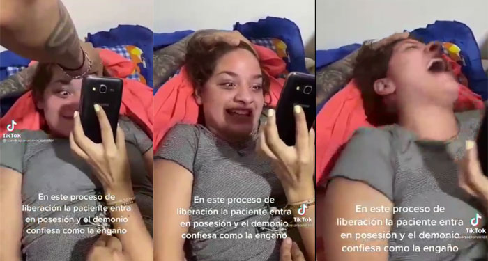 “Fue fácil engañarla” Demonio habla a través de una mujer poseída (Video)