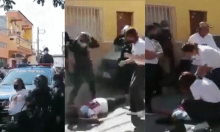 Patrulla de la PNC atropella a madre de Melissa por pegarle a los asesinos (Video)