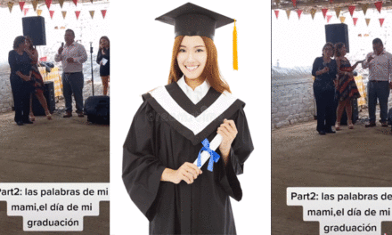 “Cuando trabajes me pagas lo que gaste” Padre le cobra a su hija el día de su graduación (Video)