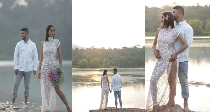 Así celebró su aniversario de boda Aida Estrada con Leo Jaén (Video)