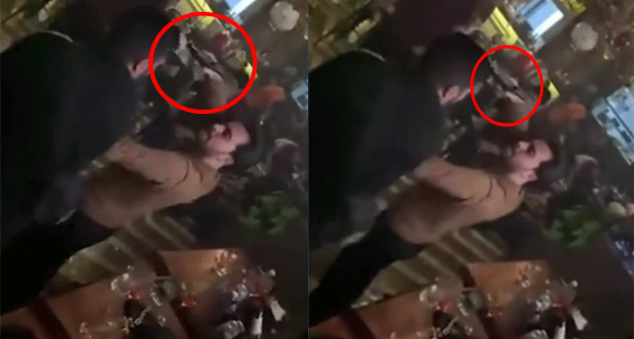 Momento en que sobrino del Chapo abrió fuego dentro de una discoteca y amenaza a un hombre (Video)