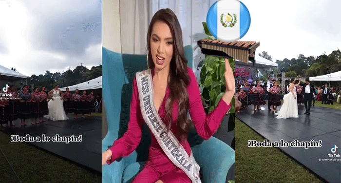Celebran Boda con Marimba para demostrarle a Miss Guatemala que si la bailan los jóvenes (Video)