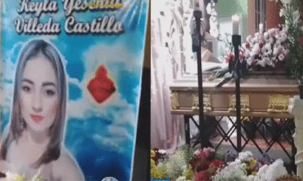 Así velaron familiares y amigos el cuerpo de Keyla Yesenia Villeda (Video)