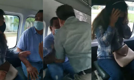 Hombre encuentra a su mujer con el amante y se van a los golpes (Vídeo)