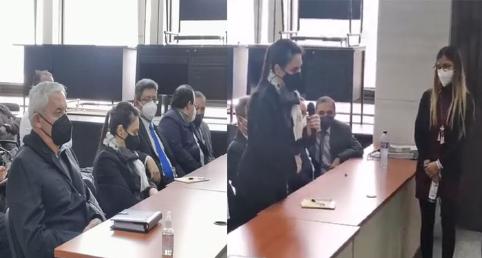 Roxana Baldetti se hace presente a Tribunales y dice que está contagiada de Covid19 (Video)