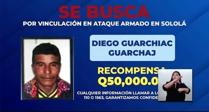 El Gobierno Ofrece Q50 mil de recompensa para dar con el paradero los responsables del ataque en Nahualá (Video)