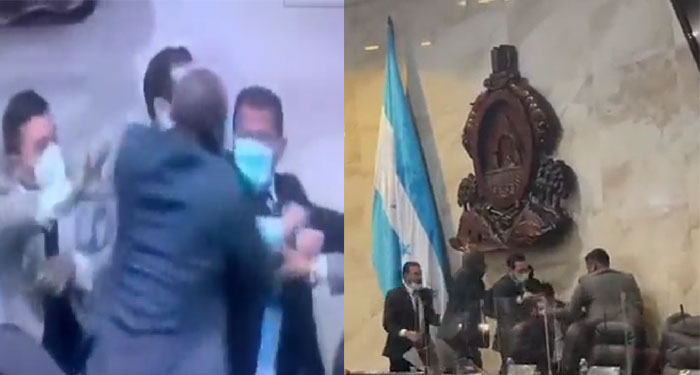 Diputados protagonizan fuerte pelea durante sesión en el Congreso (Video)
