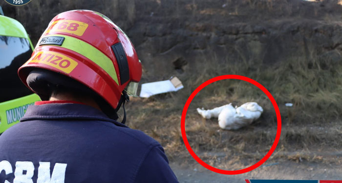 Encuentran cadáver envuelto en sábanas en el ingreso a Cenma zona 12 capitalina