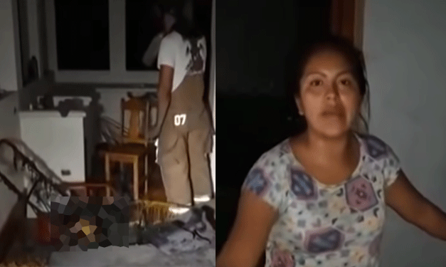 Mujer toma la gasolina y le prenderle fuego a su esposo junto a su amante (Video)