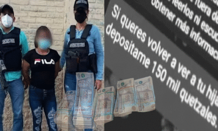 Mujer finge su secuestro para exigir fuerte suma de dinero a sus familiares (Video)