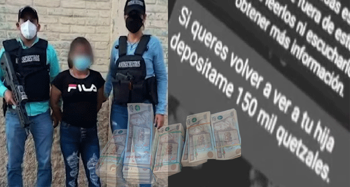 Mujer finge su secuestro para exigir fuerte suma de dinero a sus familiares (Video)