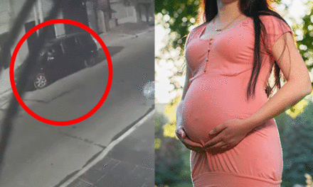 Momento en que delincuentes le disparan en el vientre a una mujer embarazada (Video)
