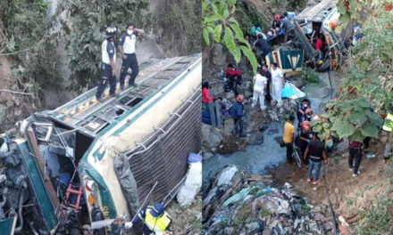 Bomberos Voluntarios buscan el cuerpo de un motorista en el accidente de Sumpango Sacatepéquez (Video)
