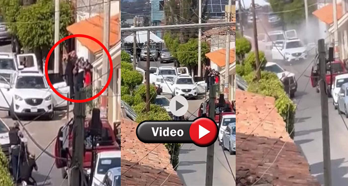 Momento en que 17 personas son asesinadas en las afueras de un velorio (Video)