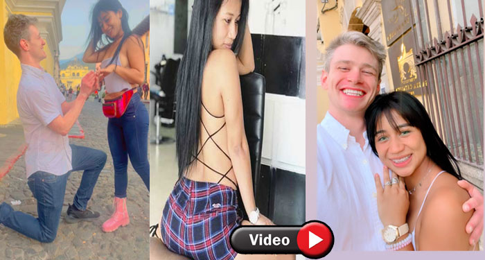 Momento exacto cuando Gringo le pide matrimonio a Esme La Chapina (Video)
