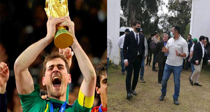 Iker Casillas exportero del Real Madrid se encuentra de visita en Guatemala (Video)