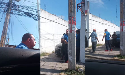 Padre de Octavio Ocaña es captado amenazando a un anciano con un arma en plena calle (Video)