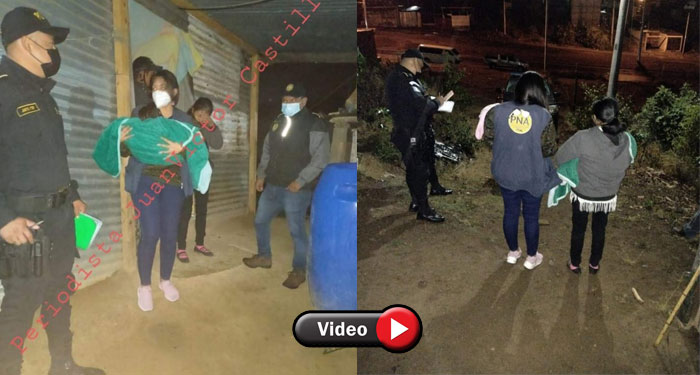 Momento en que madre e hijo de 4 meses son agredidos por el conviviente y padre del menor (Video)