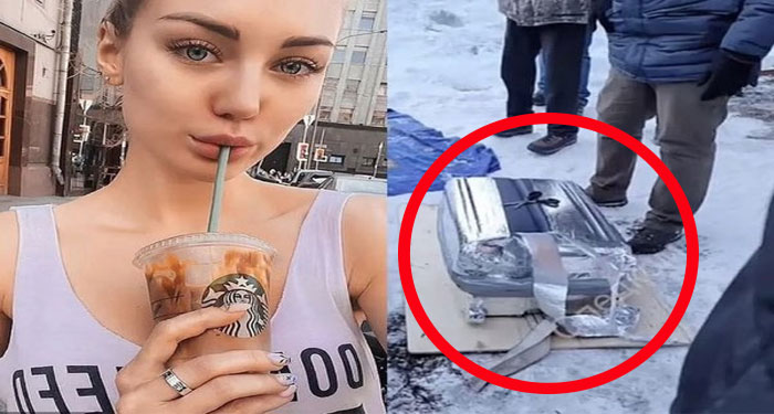 URGENTE: Modelo que llamó “psicópata” a Putin fue encontrada sin vida dentro de una maleta