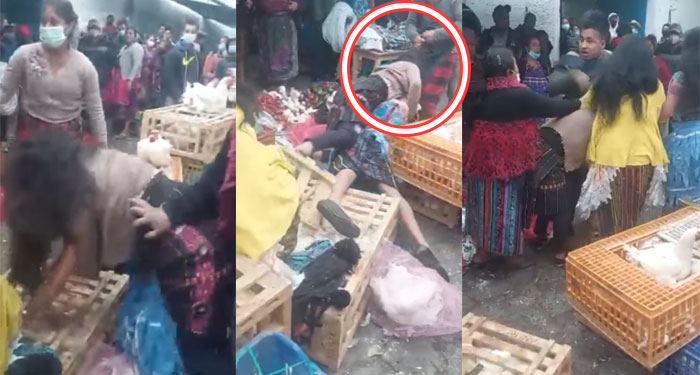 Mujeres protagonizan fuerte pelea por el amor de un hombre (Video)