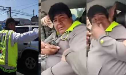 Conductor en estado de ebriedad quiso salvarse de la multa diciendo que era de Ucrania (Video)
