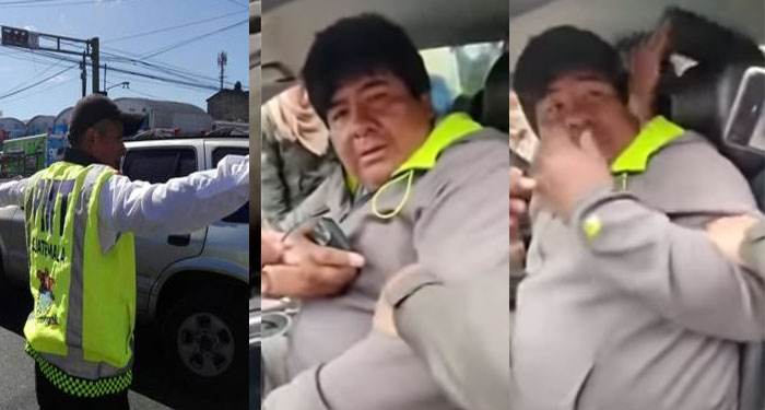 Conductor en estado de ebriedad quiso salvarse de la multa diciendo que era de Ucrania (Video)