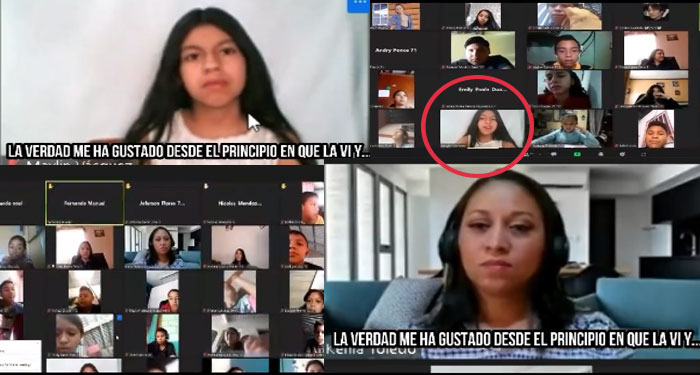 Estudiante se le declara a su compañera en plena clase virtual y ella lo rechazó (Video)