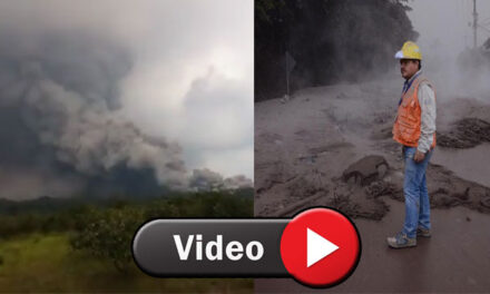 Conred pone en alerta a los guatemaltecos por fuerte erupción del Volcán de fuego (Video)