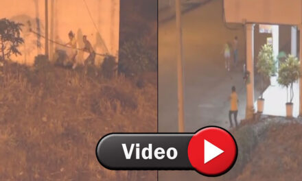 Cámaras de seguridad captaron a pareja en pleno acto (Video)